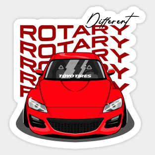 ROTARY RED RX8 Sticker